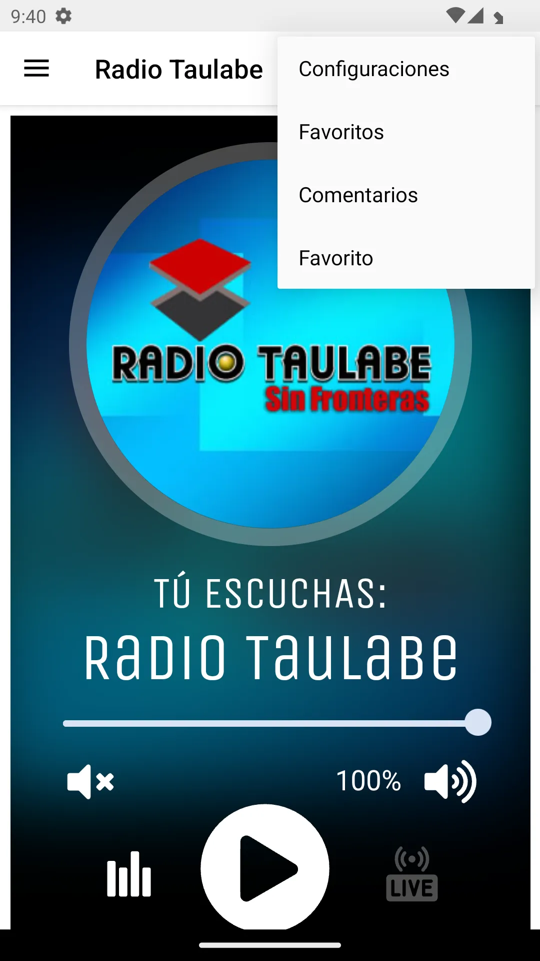 Radio Taulabe | Indus Appstore | Screenshot