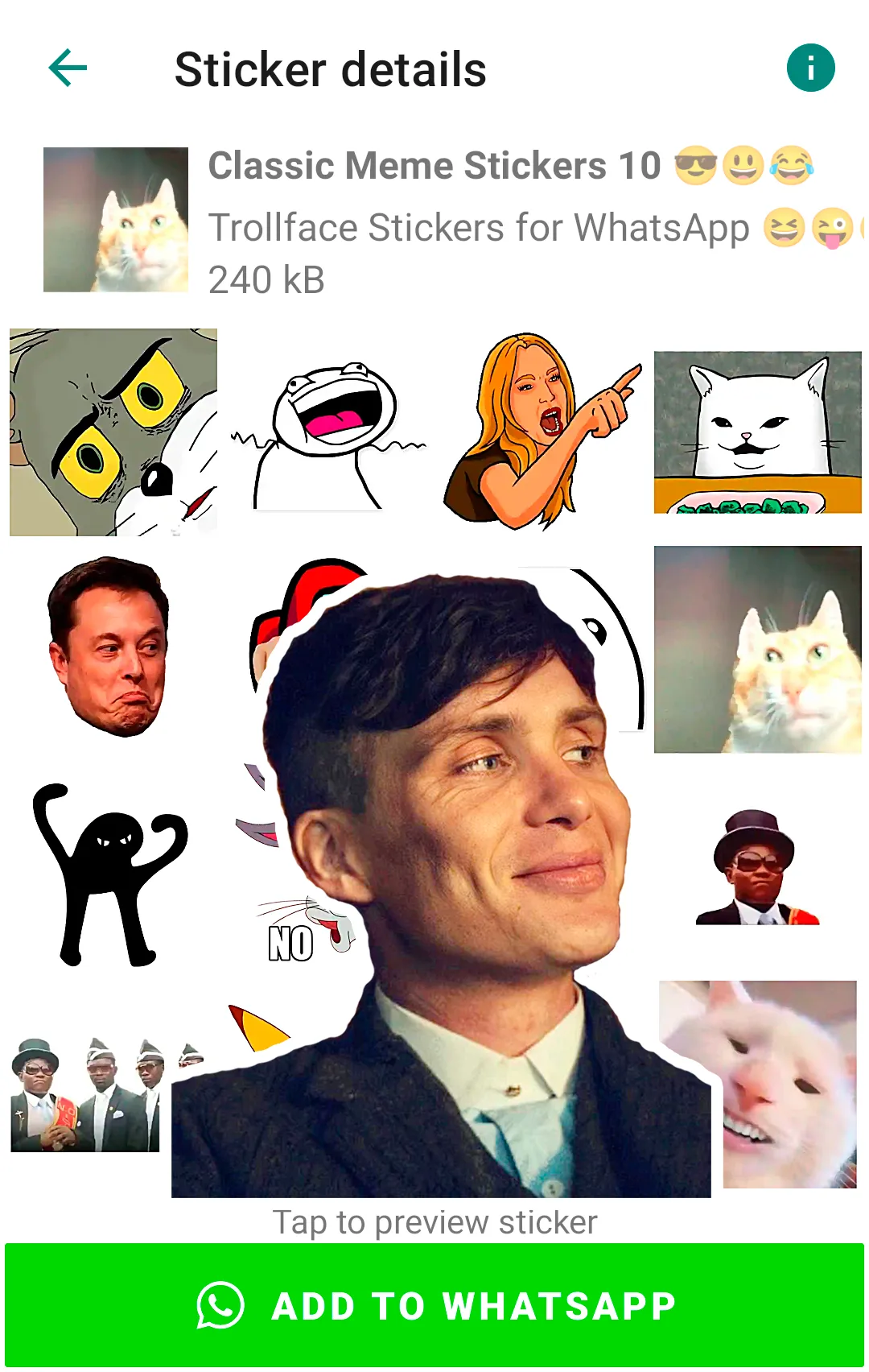 Meme Stickers for WhatsApp | Indus Appstore | Screenshot