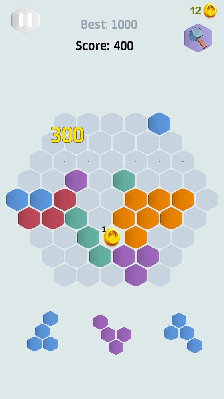 hexa block puzzle -three modes | Indus Appstore | Screenshot