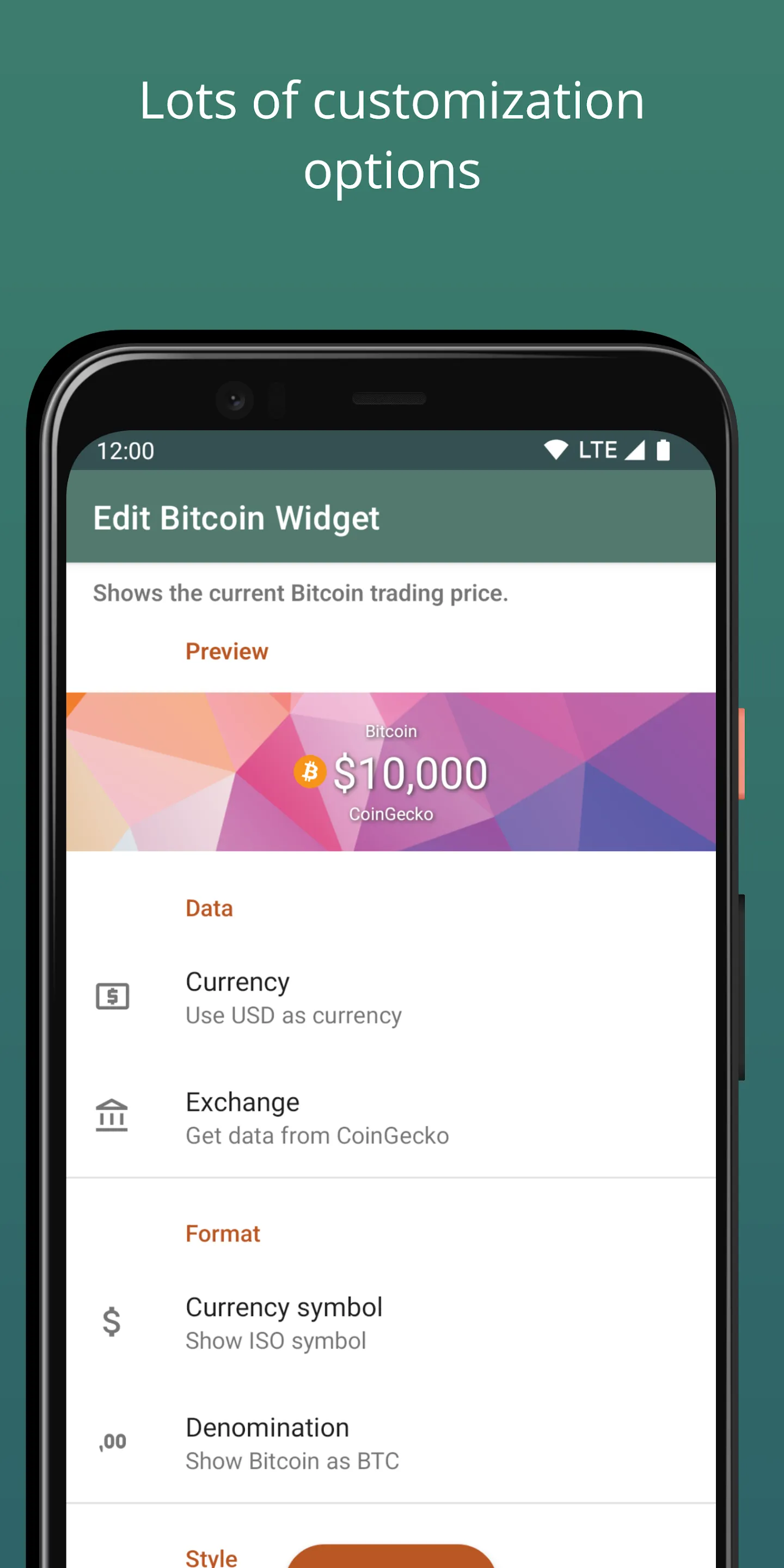 Simple Crypto Widget | Indus Appstore | Screenshot