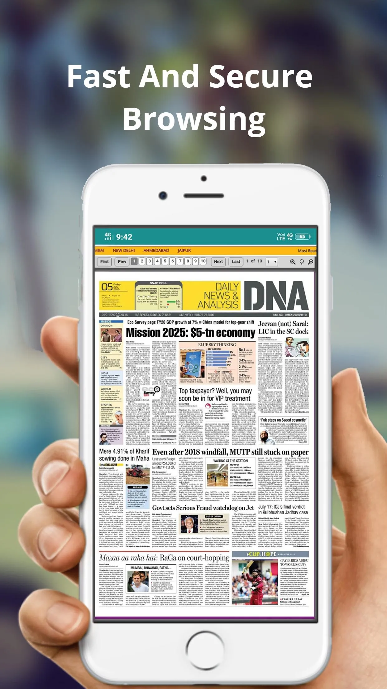 English News papers | Indus Appstore | Screenshot