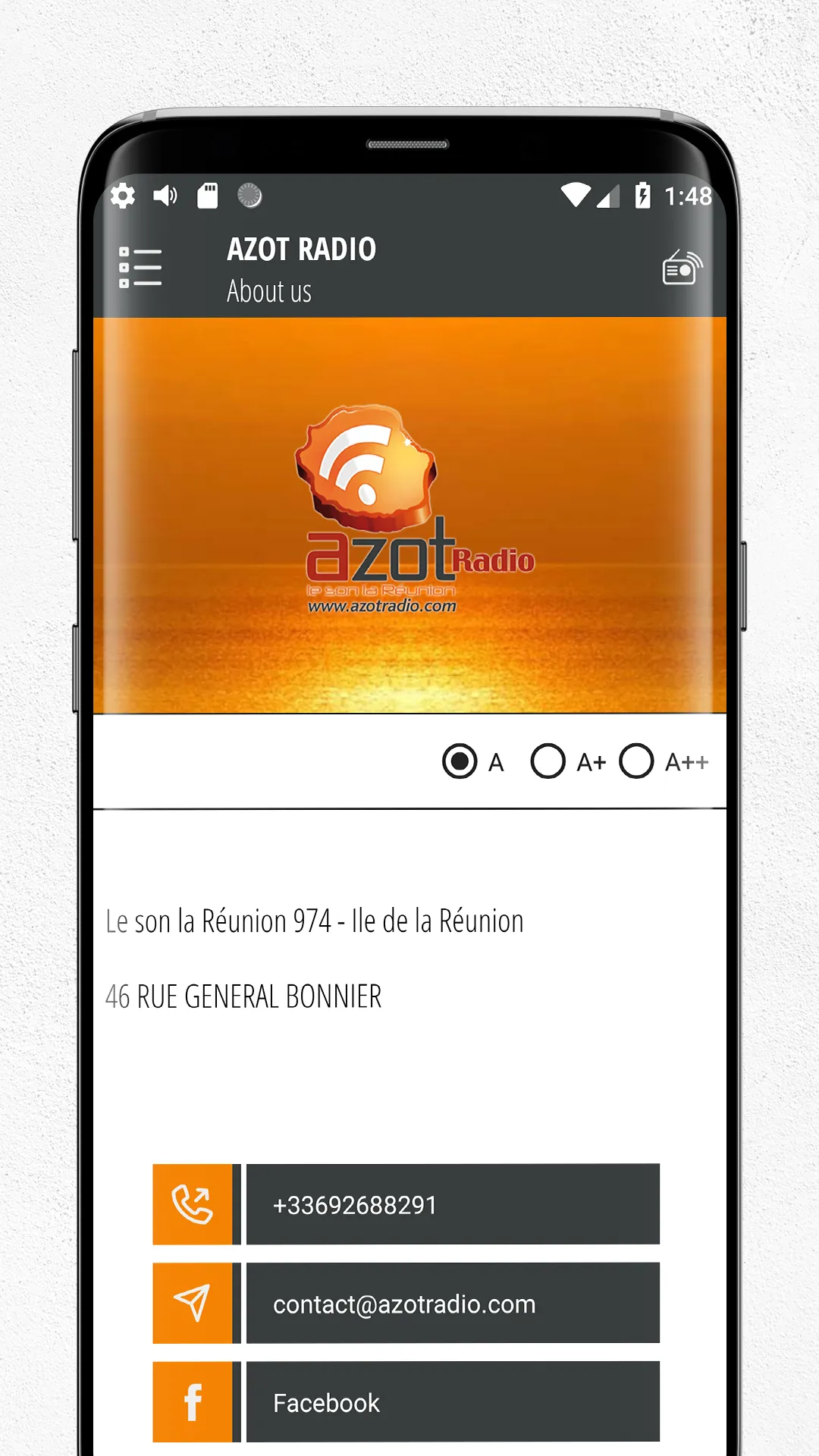 AZOT RADIO | Indus Appstore | Screenshot