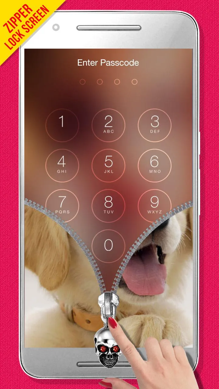 Photo Zipper Lock Screen | Indus Appstore | Screenshot