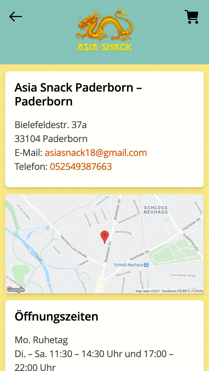 Asia Snack Paderborn | Indus Appstore | Screenshot