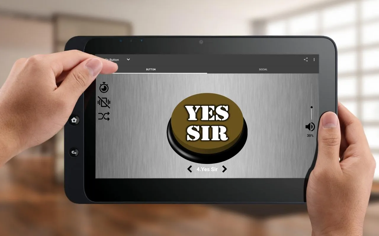 Yes Sir Sound Button | Indus Appstore | Screenshot