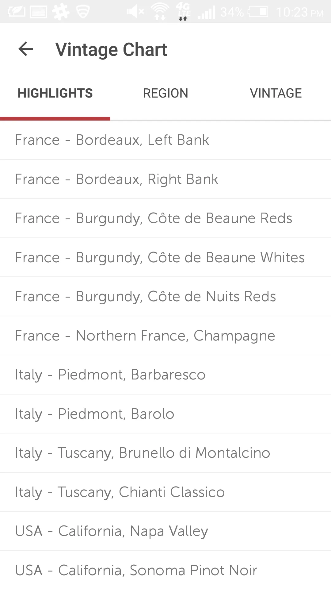 Vinous: Wine Reviews & Ratings | Indus Appstore | Screenshot