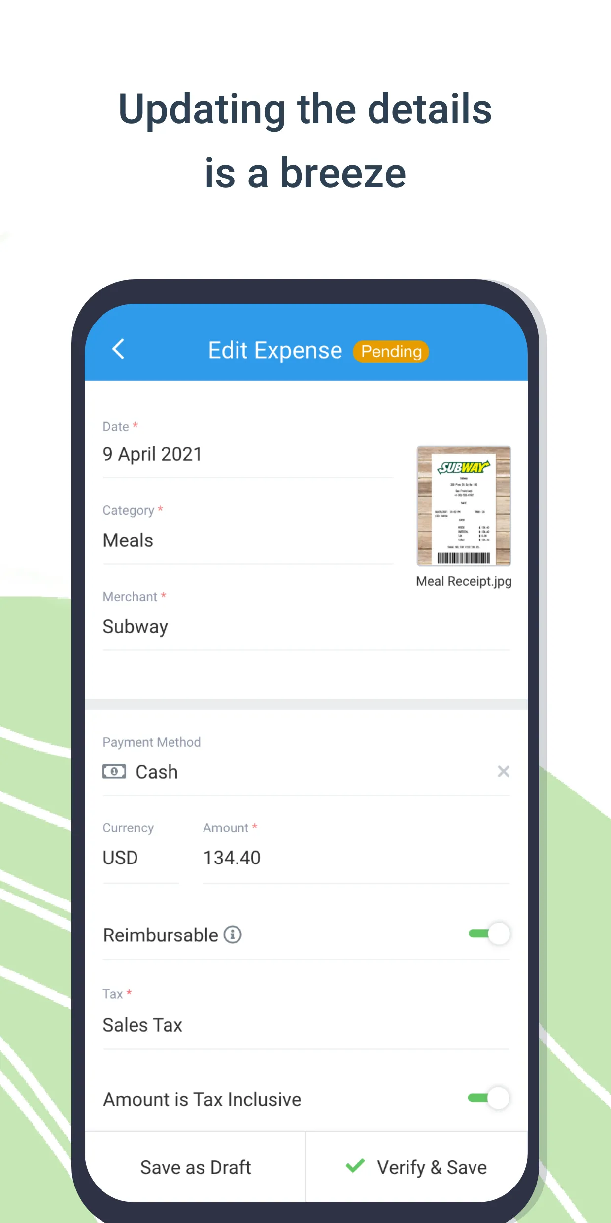 Avaza Expenses | Indus Appstore | Screenshot