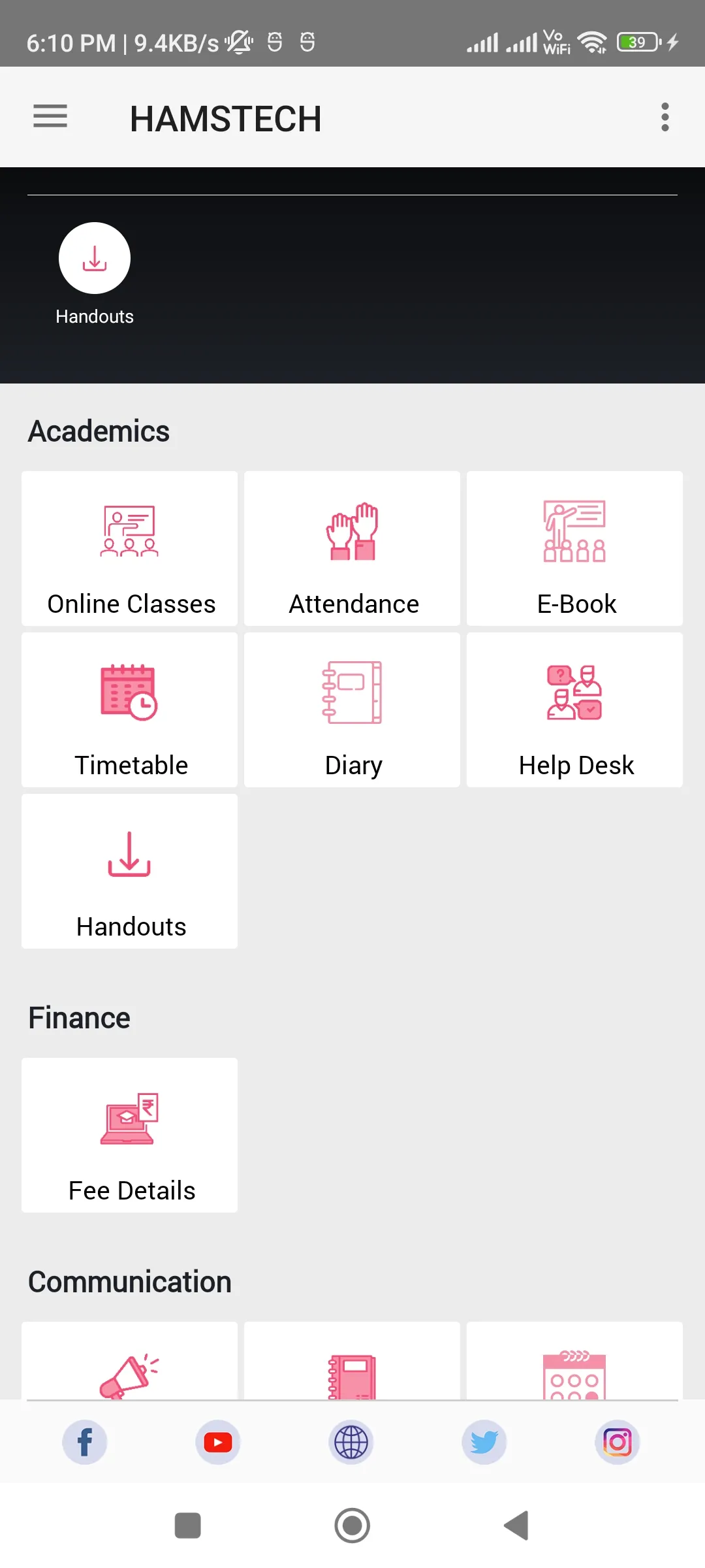 Student Hamstech Portal | Indus Appstore | Screenshot