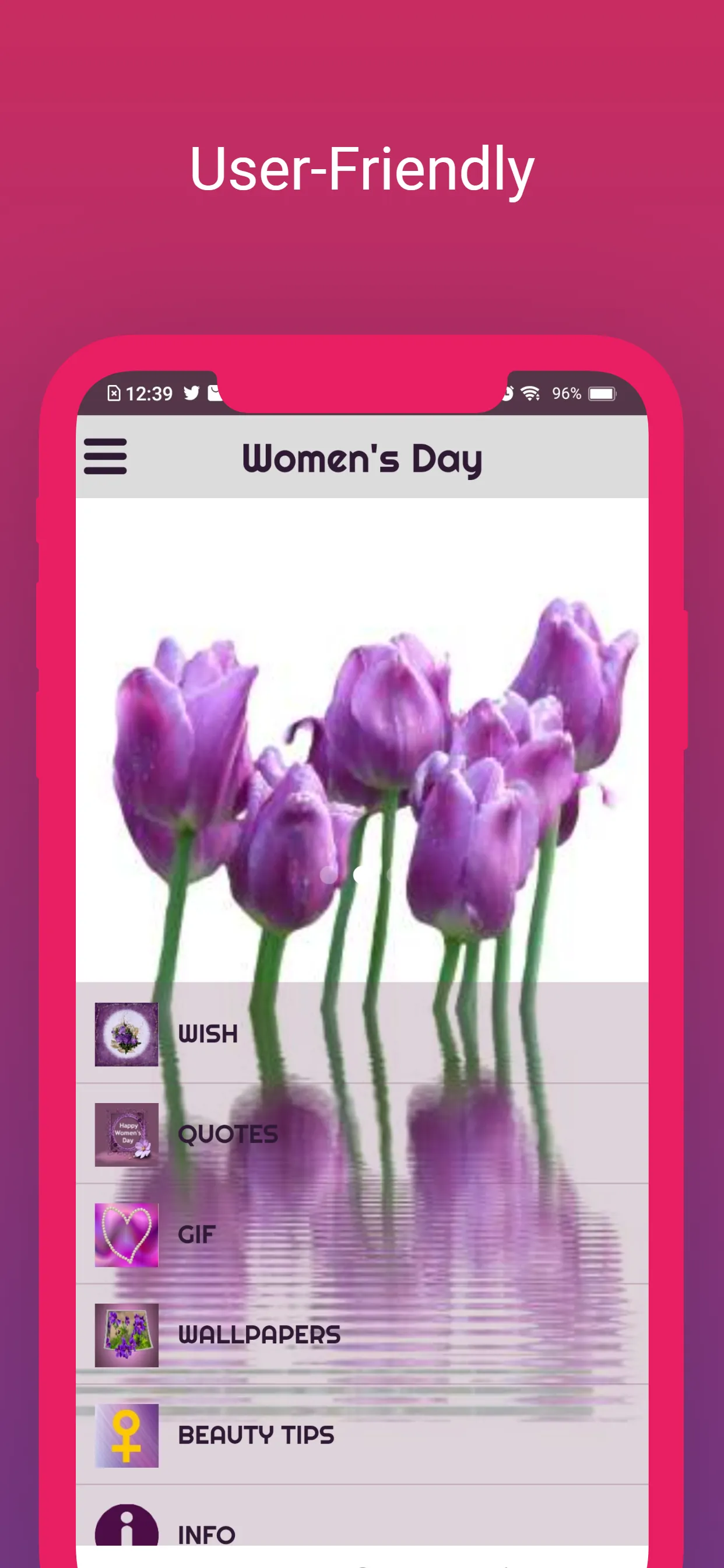 Happy Women’s Day Greeting | Indus Appstore | Screenshot