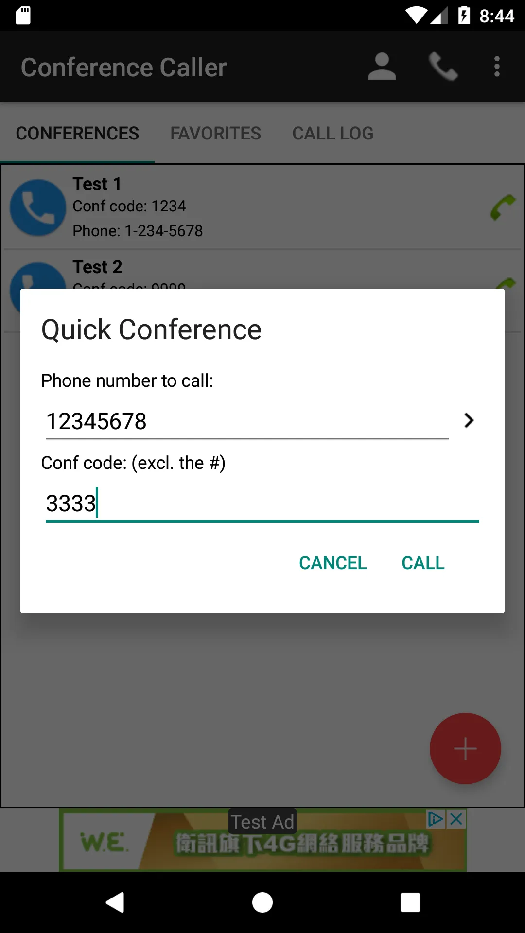 Conference Caller | Indus Appstore | Screenshot