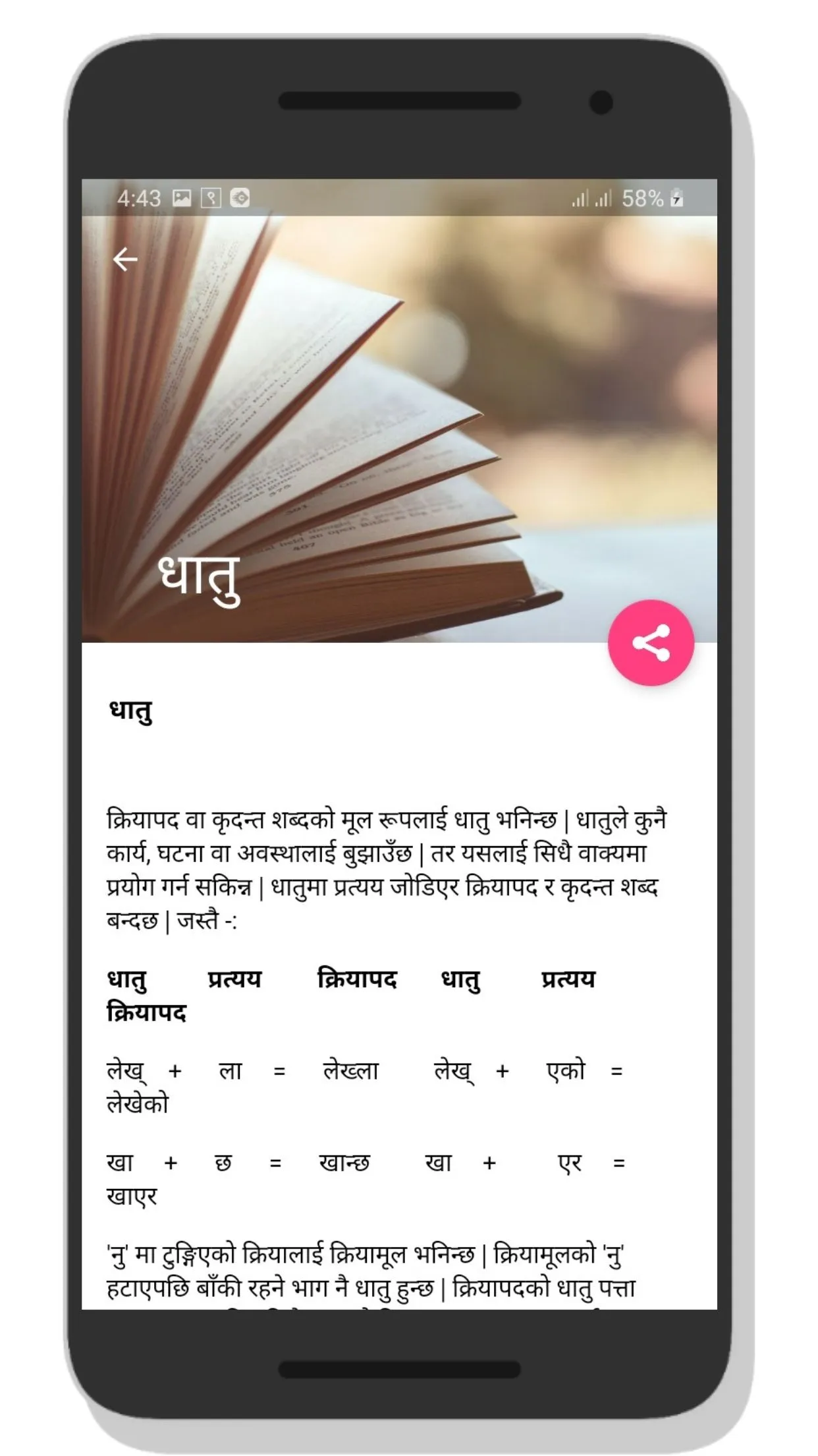 Nepali Grammar नेपाली व्याकरण | Indus Appstore | Screenshot