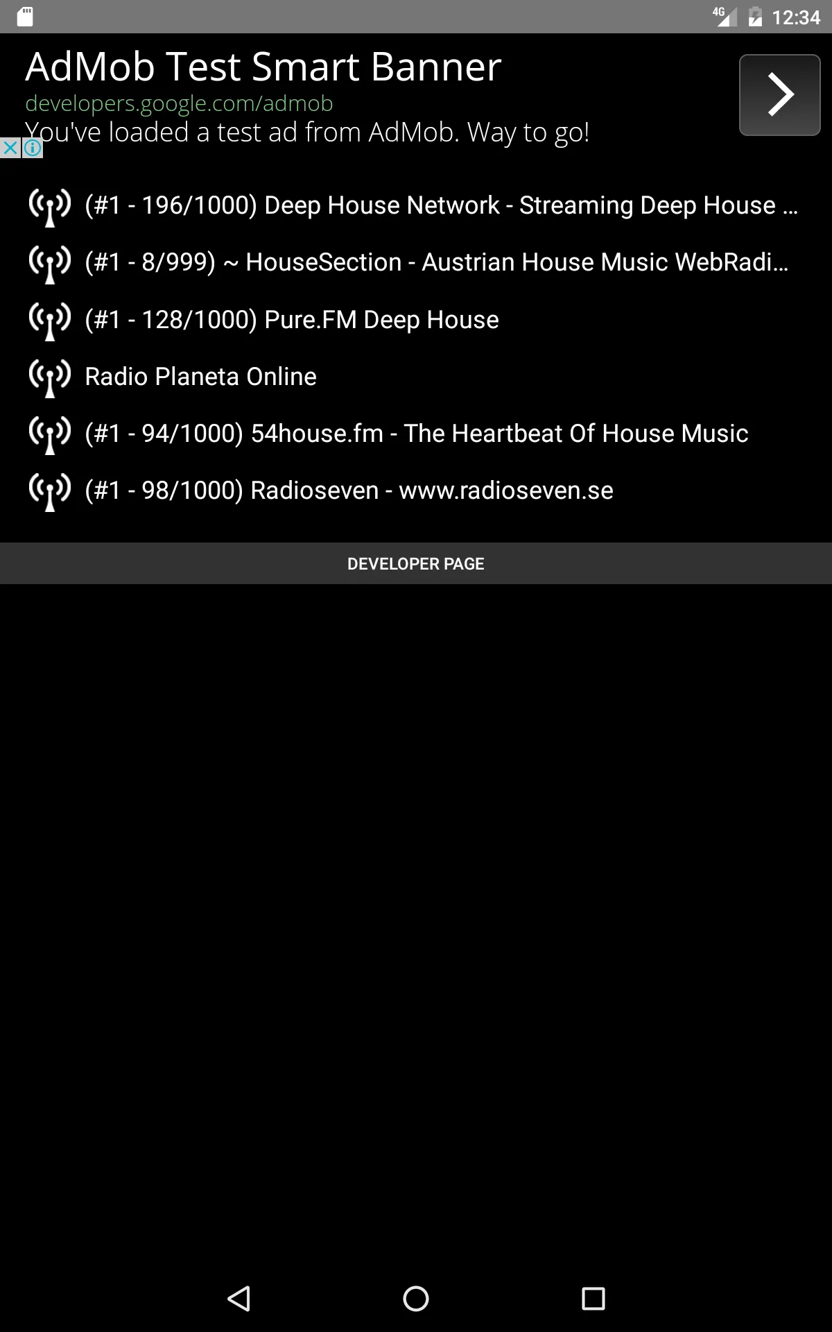 House - Internet Radio | Indus Appstore | Screenshot