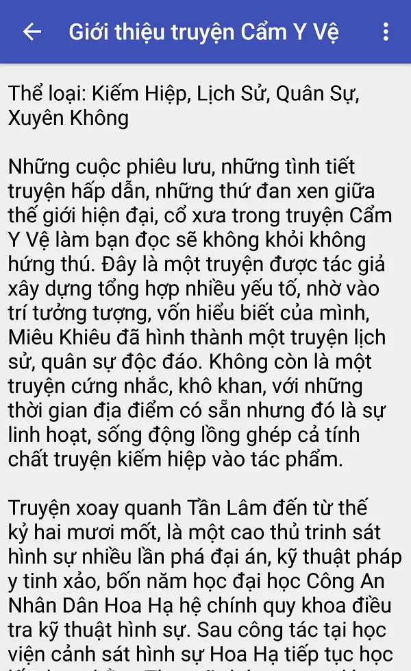 Truyen xuyen khong Cam Y Ve | Indus Appstore | Screenshot