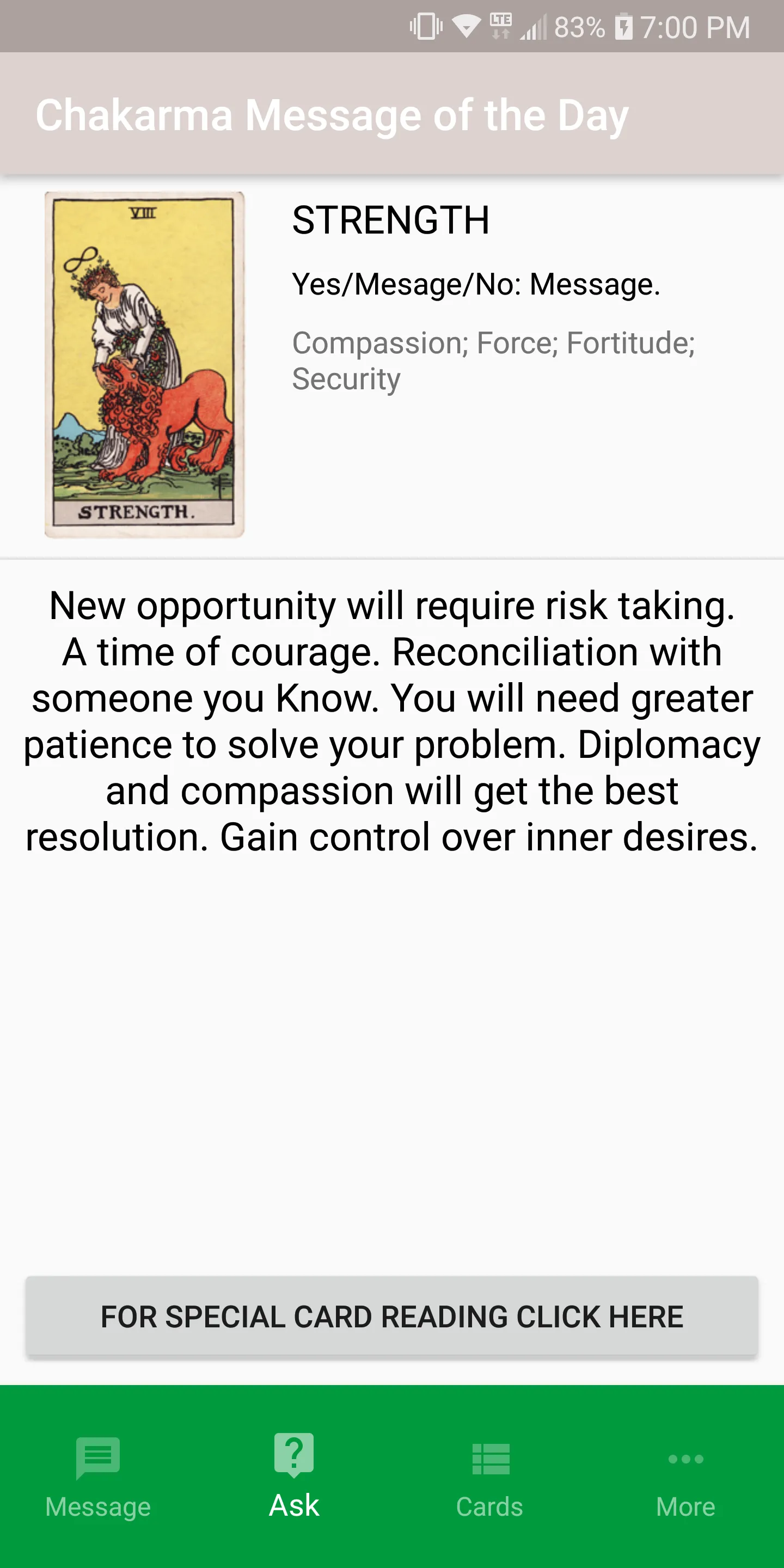 ChaKarma - Ask the Tarot | Indus Appstore | Screenshot