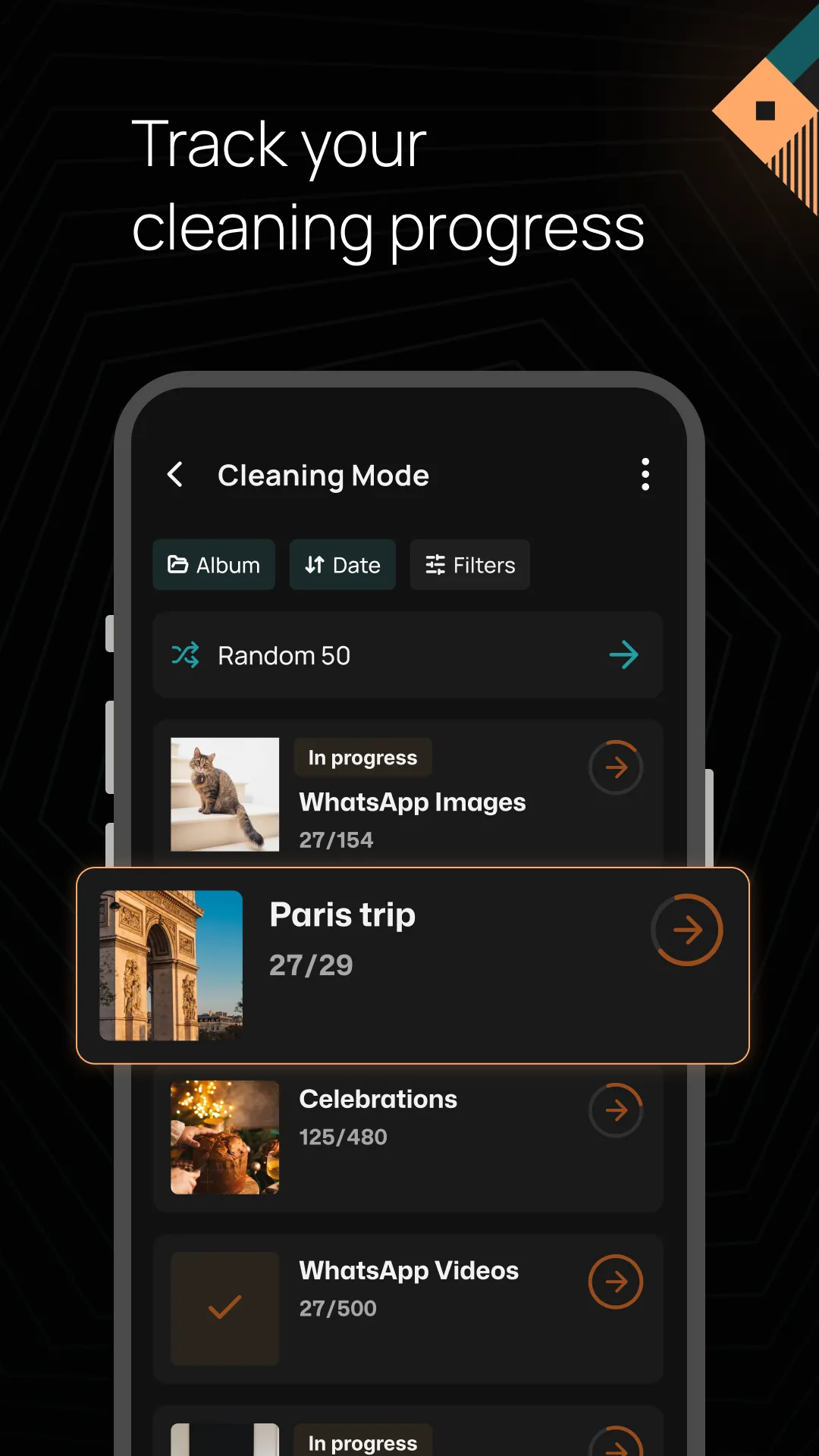 Sponge - Gallery Cleaner | Indus Appstore | Screenshot