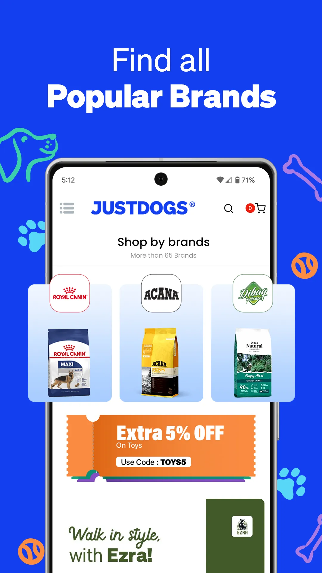 JUSTDOGS: The Pet Parents Shop | Indus Appstore | Screenshot