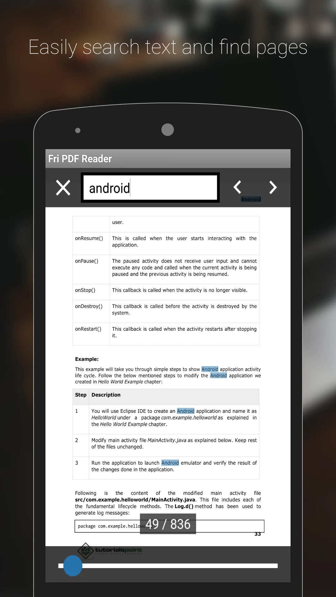 Fri PDF XPS Reader Viewer | Indus Appstore | Screenshot