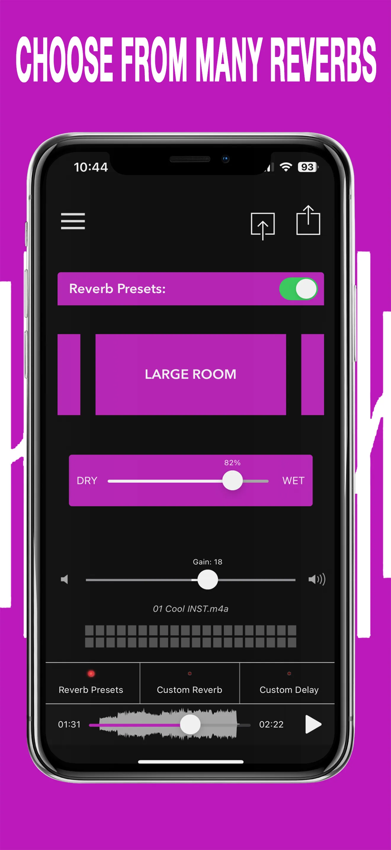 AudioVerb: Add Reverb to Audio | Indus Appstore | Screenshot