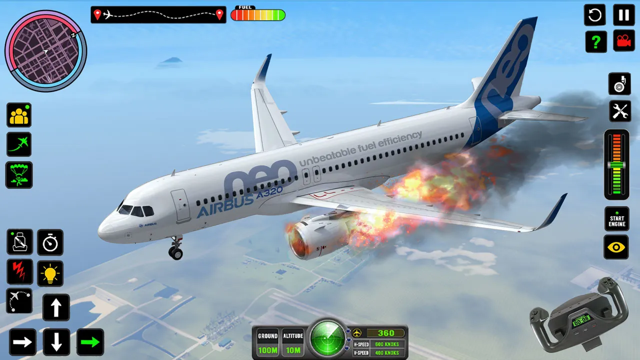 Airbus Simulator Airplane Game | Indus Appstore | Screenshot