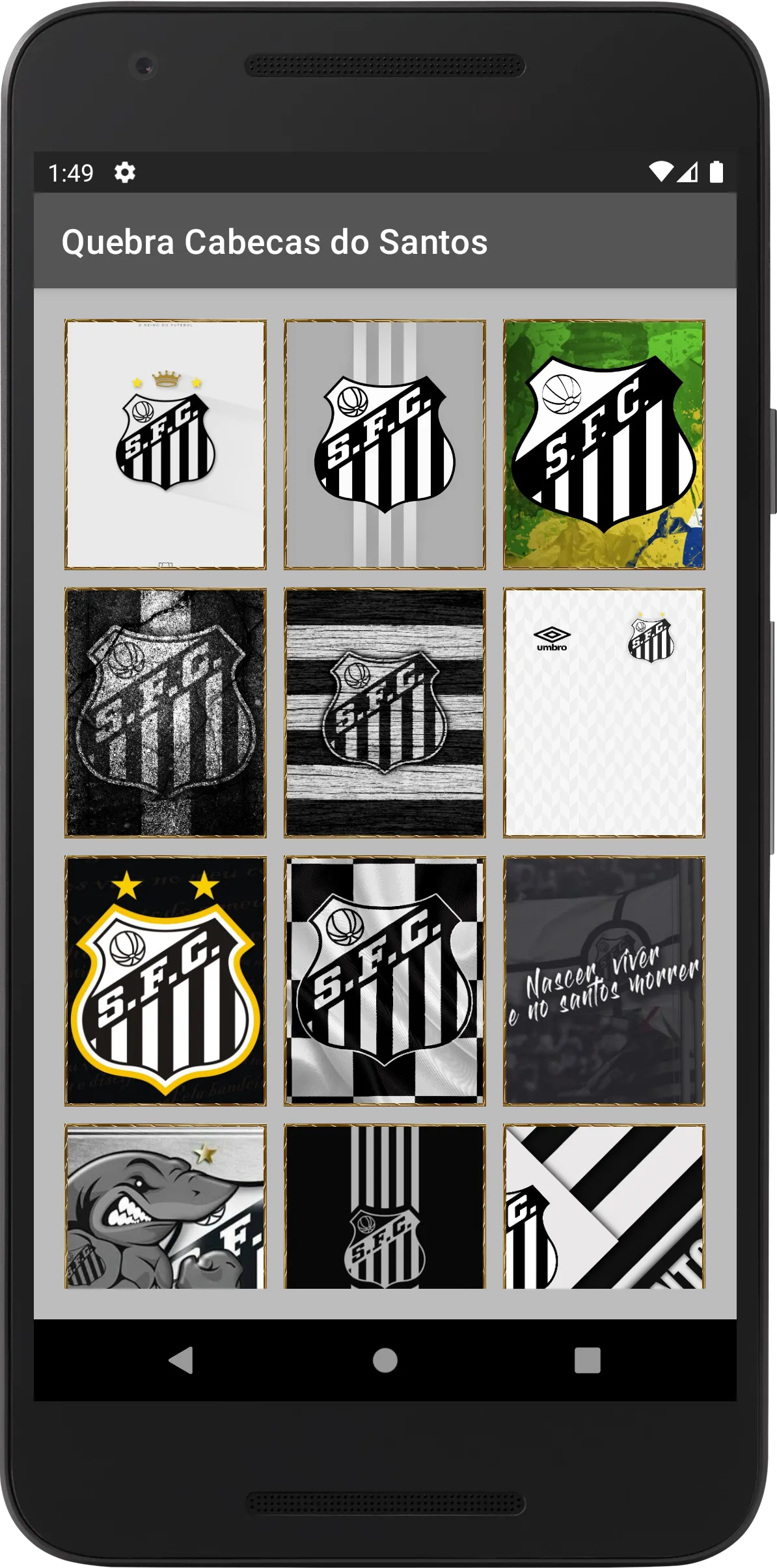 Quebra Cabeças Santos Futebol | Indus Appstore | Screenshot