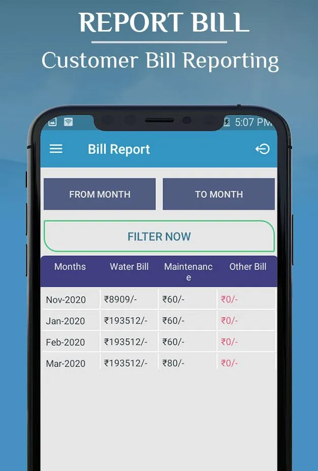 WaterBills - Water Bill Mainte | Indus Appstore | Screenshot