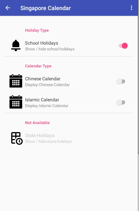 Singapore Calendar 2025 | Indus Appstore | Screenshot