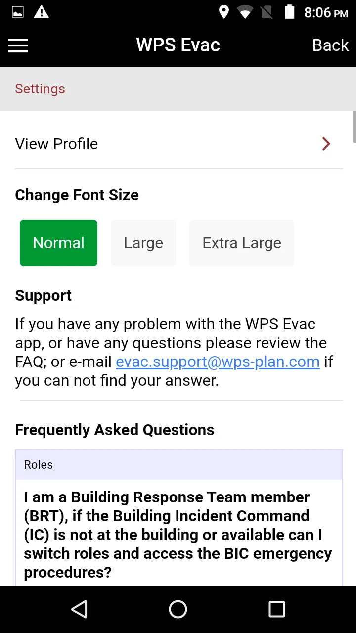 WPS Evac | Indus Appstore | Screenshot