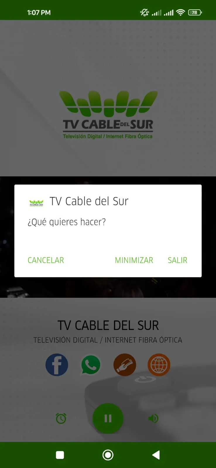 TV Cable del Sur | Indus Appstore | Screenshot