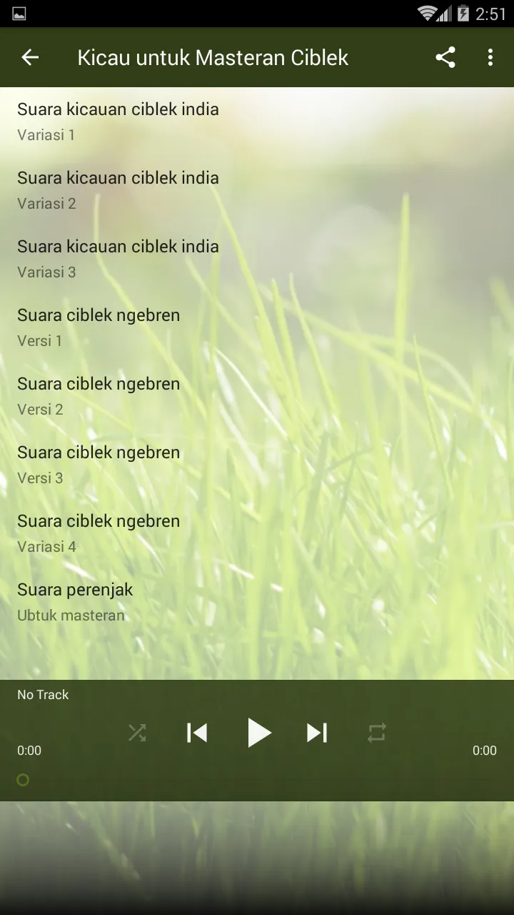 Masteran Kicau Ciblek Juara | Indus Appstore | Screenshot