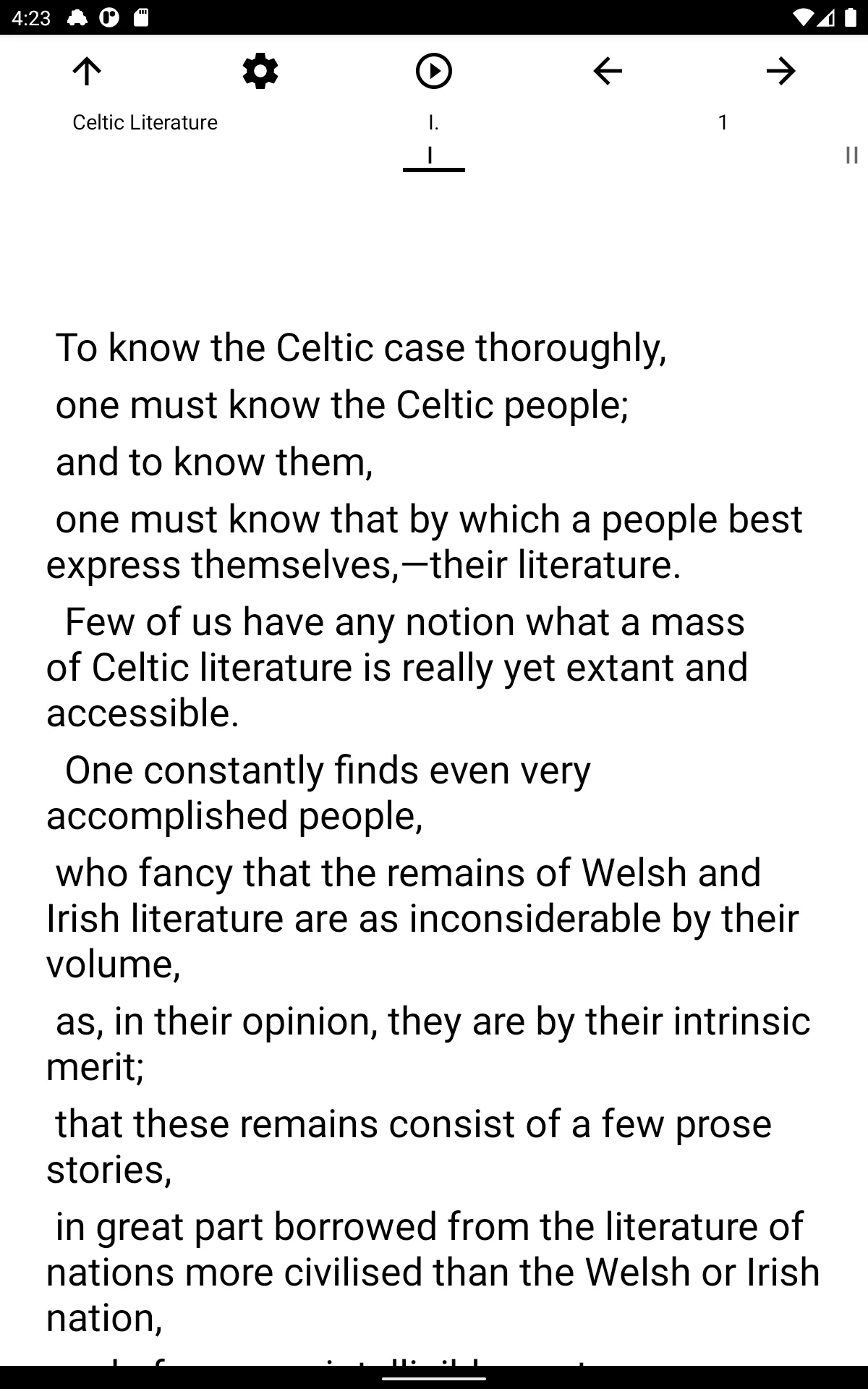 Book, Celtic Literature | Indus Appstore | Screenshot