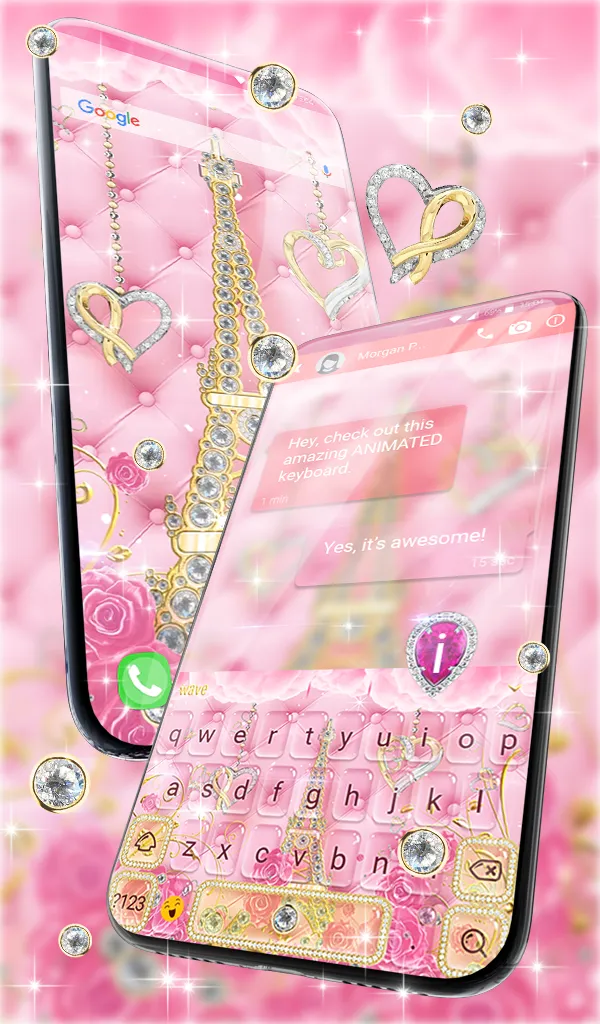 Keyboard & Wallpaper For Girls | Indus Appstore | Screenshot