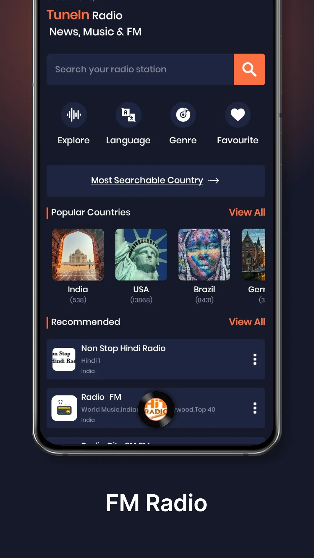 Radio Fm Without Earphone | Indus Appstore | Screenshot