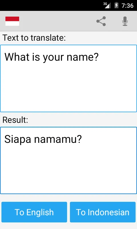 Indonesian English Translator | Indus Appstore | Screenshot