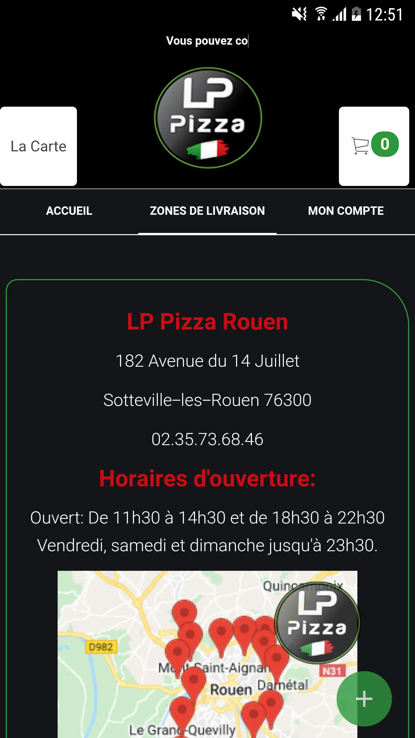 LP Pizza Rouen | Indus Appstore | Screenshot