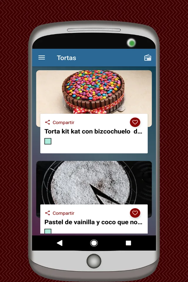 Recetas de Postres y Tortas | Indus Appstore | Screenshot