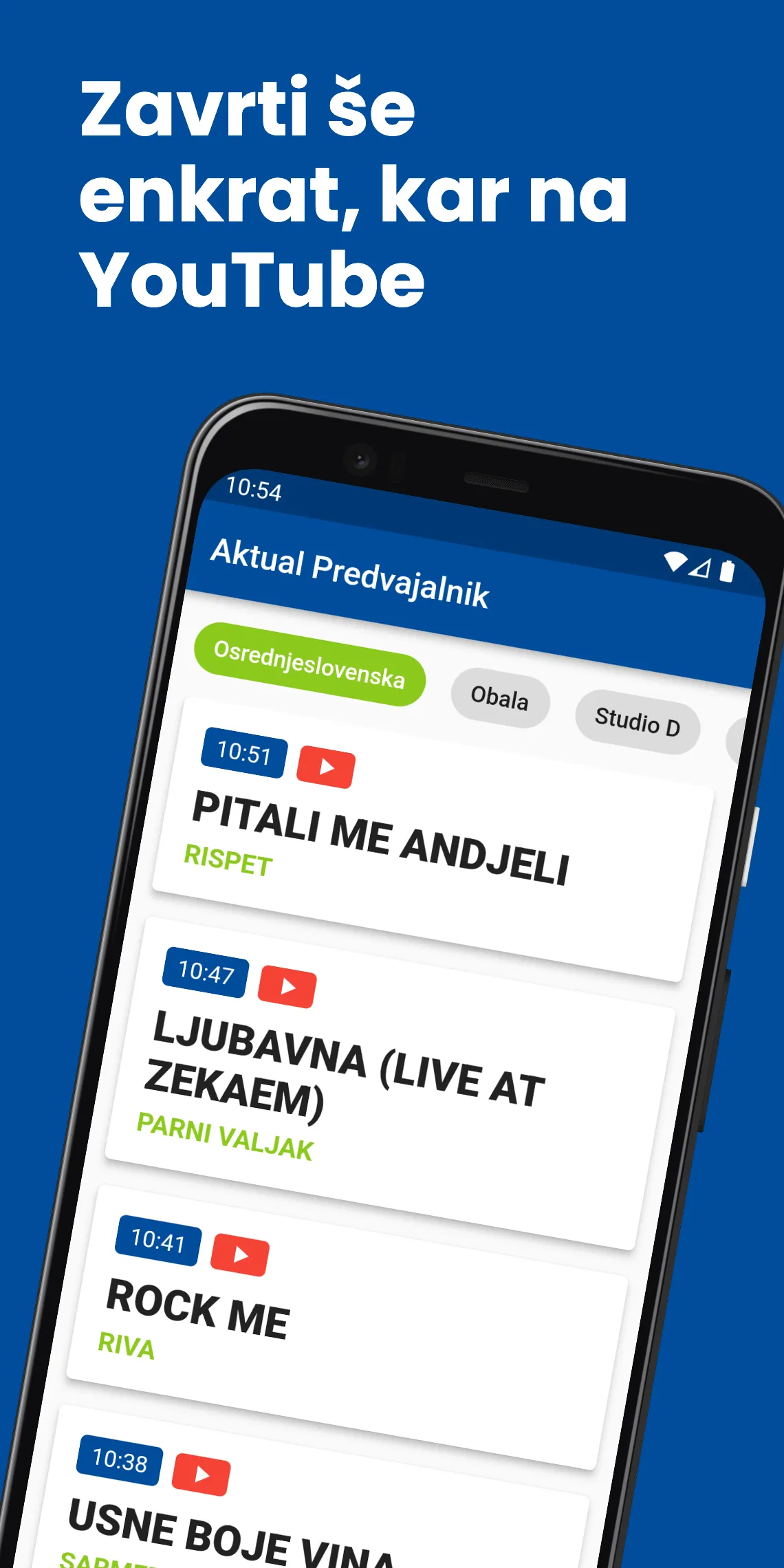 Aktual Predvajalnik | Radio | Indus Appstore | Screenshot