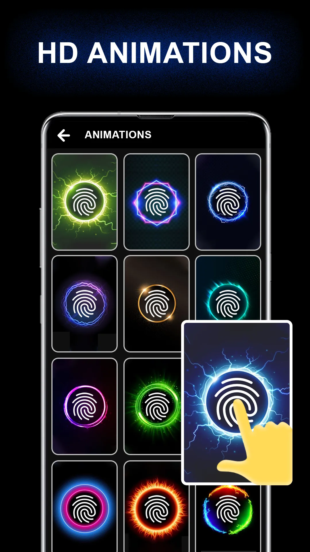 3D Fingerprint animation | Indus Appstore | Screenshot