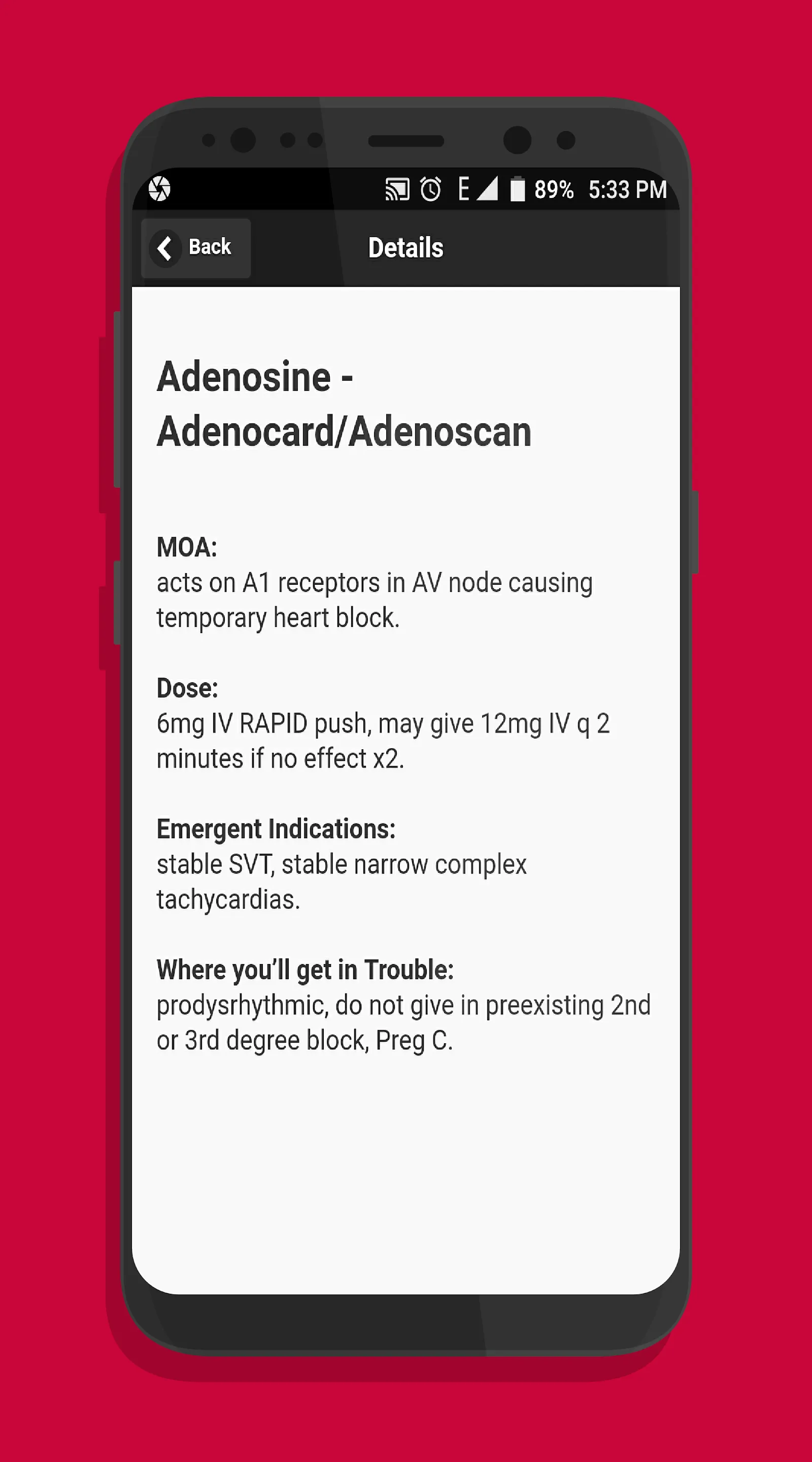 Common 50 Drugs For Emergency | Indus Appstore | Screenshot