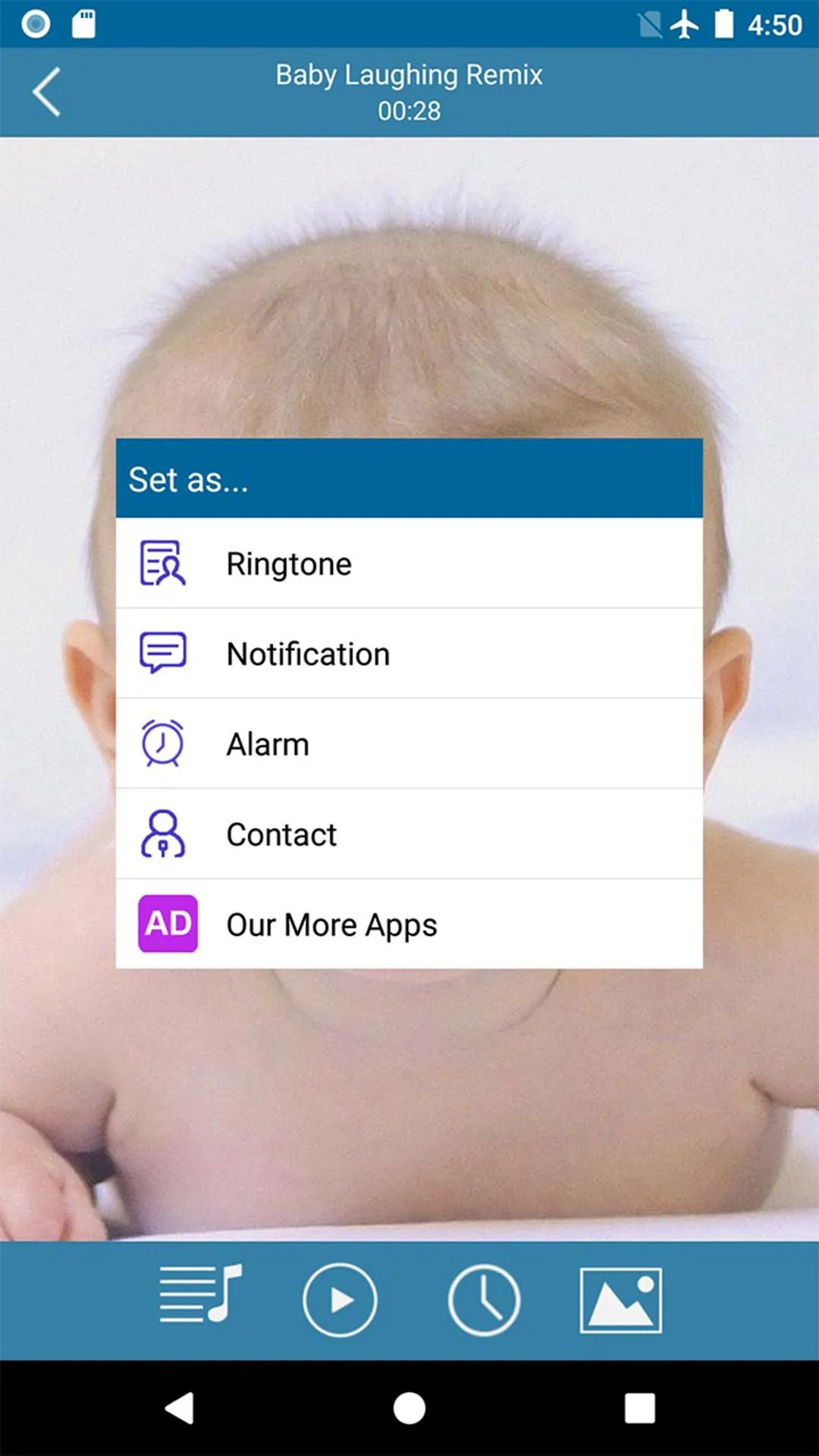 Baby Sounds Ringtones | Indus Appstore | Screenshot