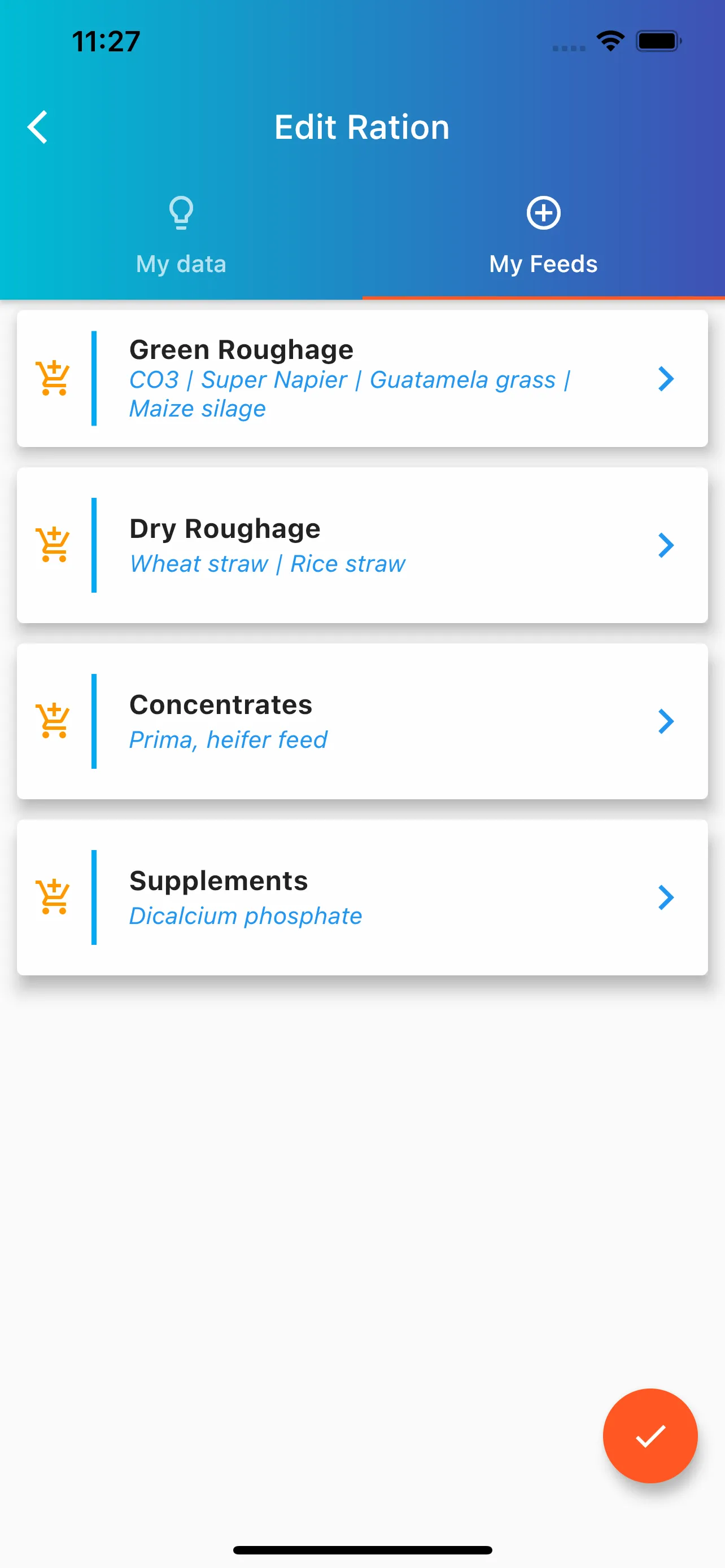 MOD Ration Formulation Tool | Indus Appstore | Screenshot