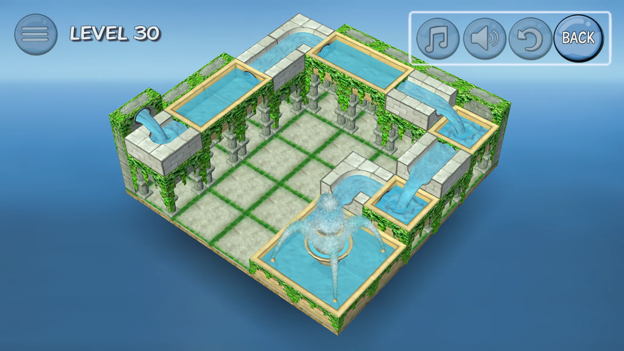 Flow Water Fountain 3D Puzzle | Indus Appstore | Screenshot