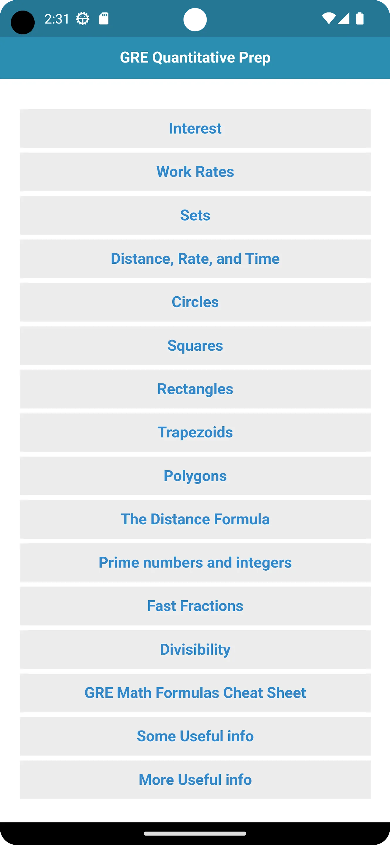 Quantitative Prep for GRE | Indus Appstore | Screenshot