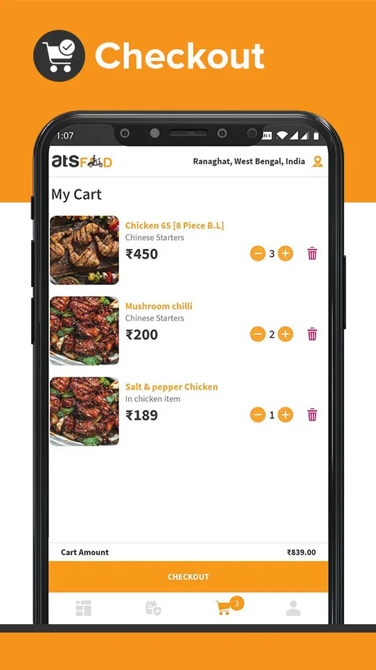 ATS Food - Local Food Delivery | Indus Appstore | Screenshot