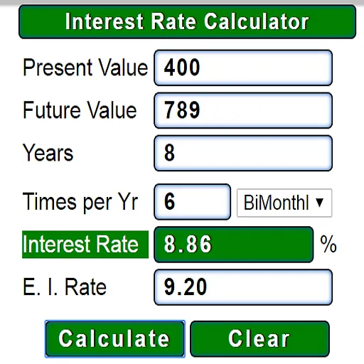 Interest Rate Calculator | Indus Appstore | Screenshot