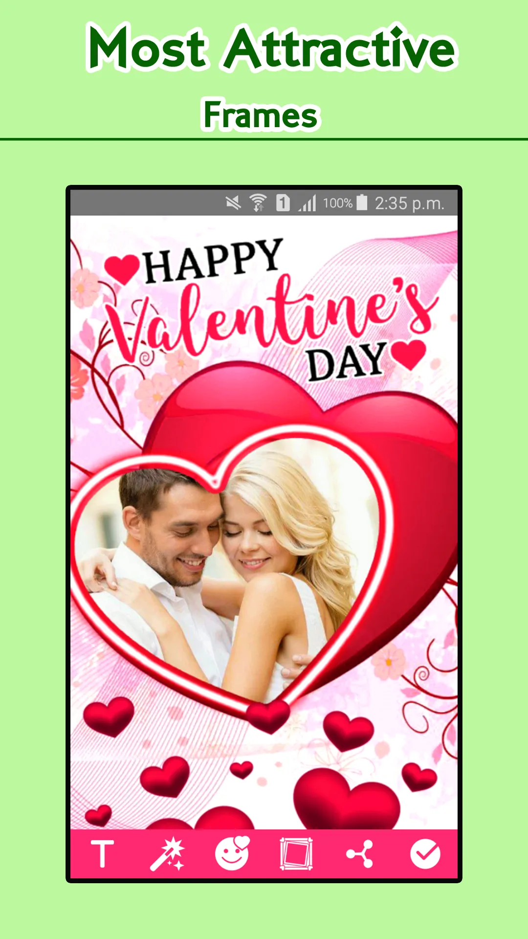 Valentines Day Photo Editor | Indus Appstore | Screenshot