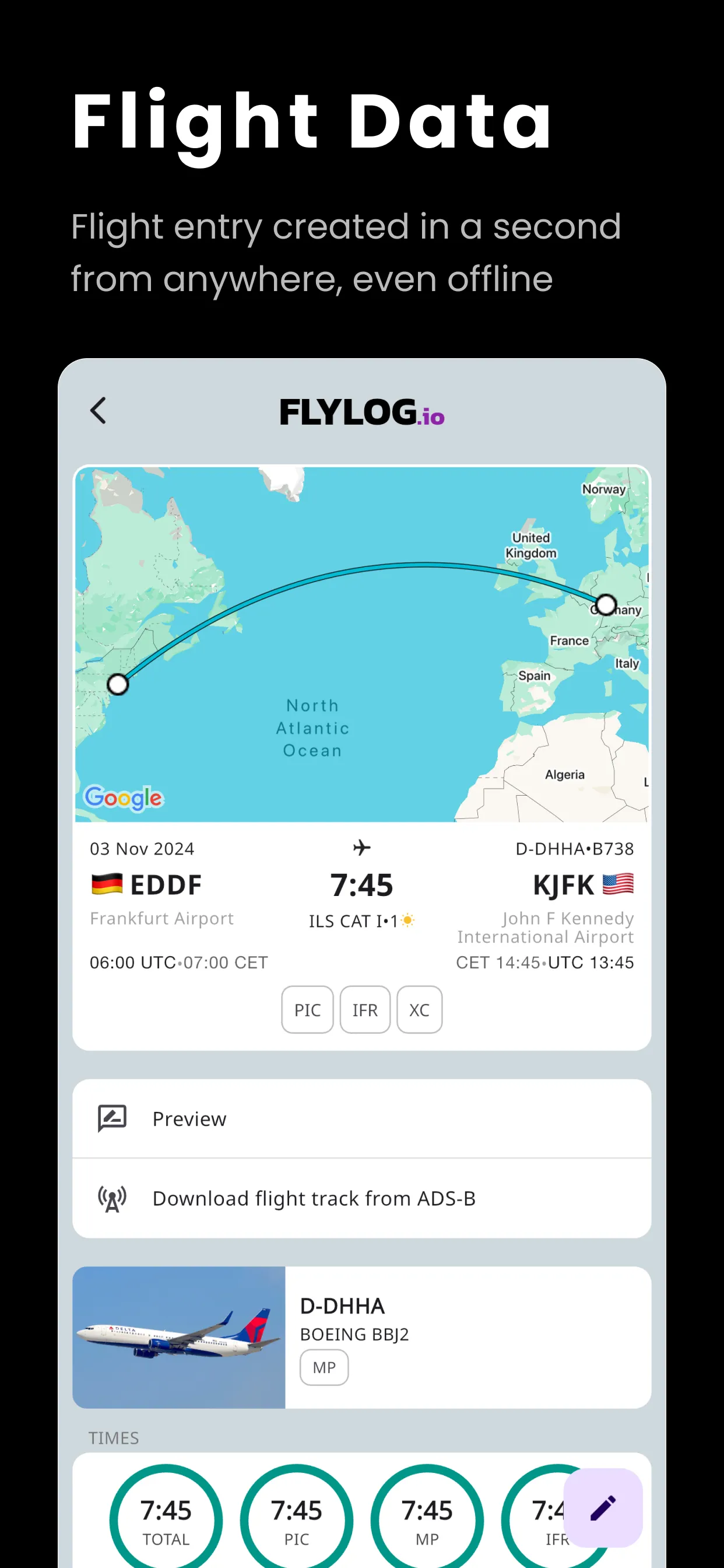 FLYLOG.io - For Pilots | Indus Appstore | Screenshot