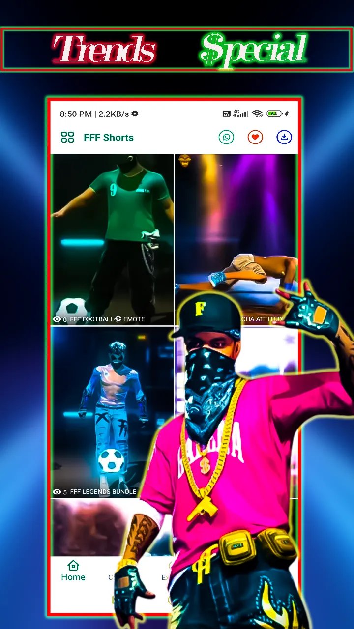 FFF Short Video Gaming App | Indus Appstore | Screenshot