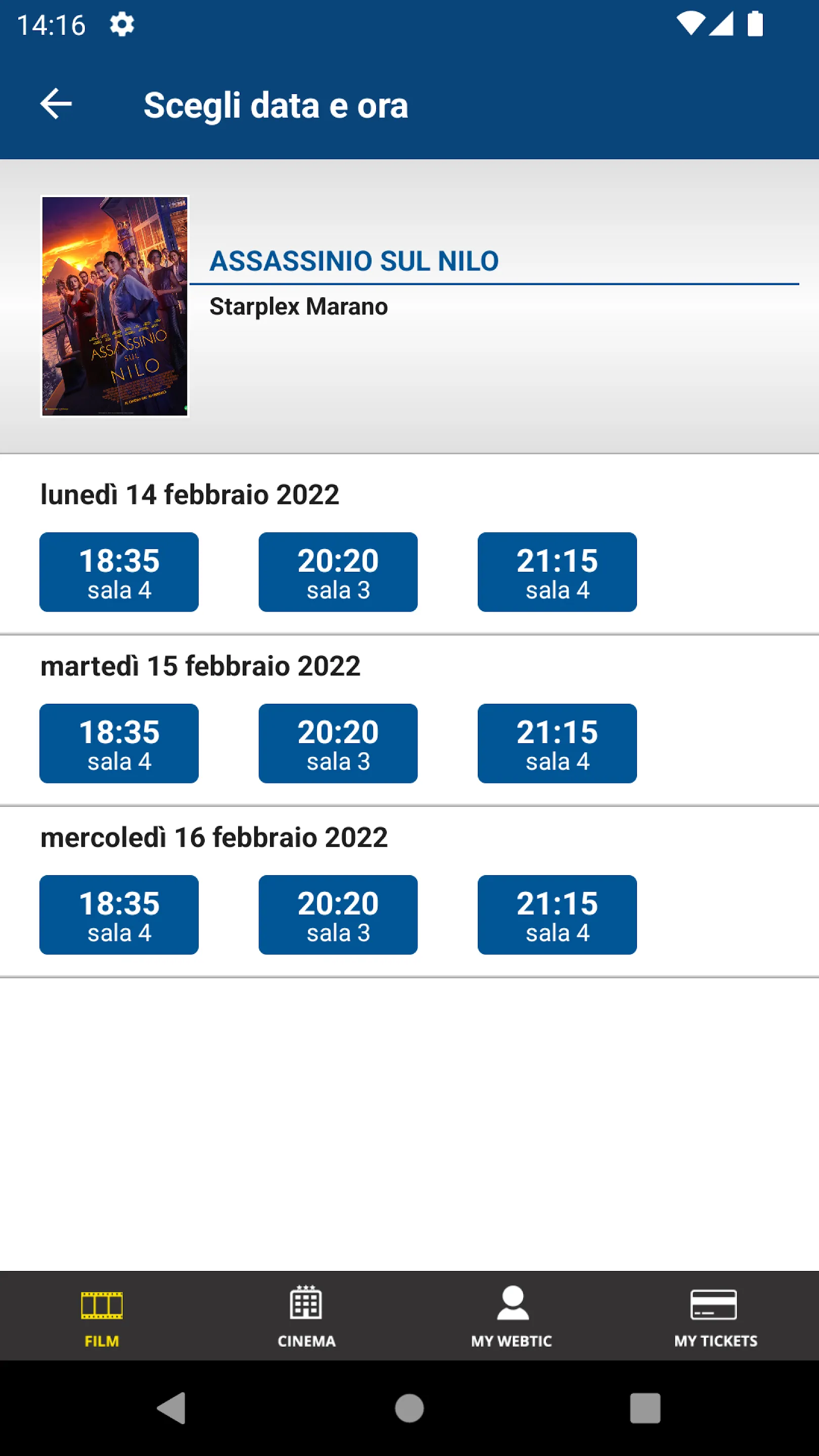 Webtic Starplex Cinema | Indus Appstore | Screenshot