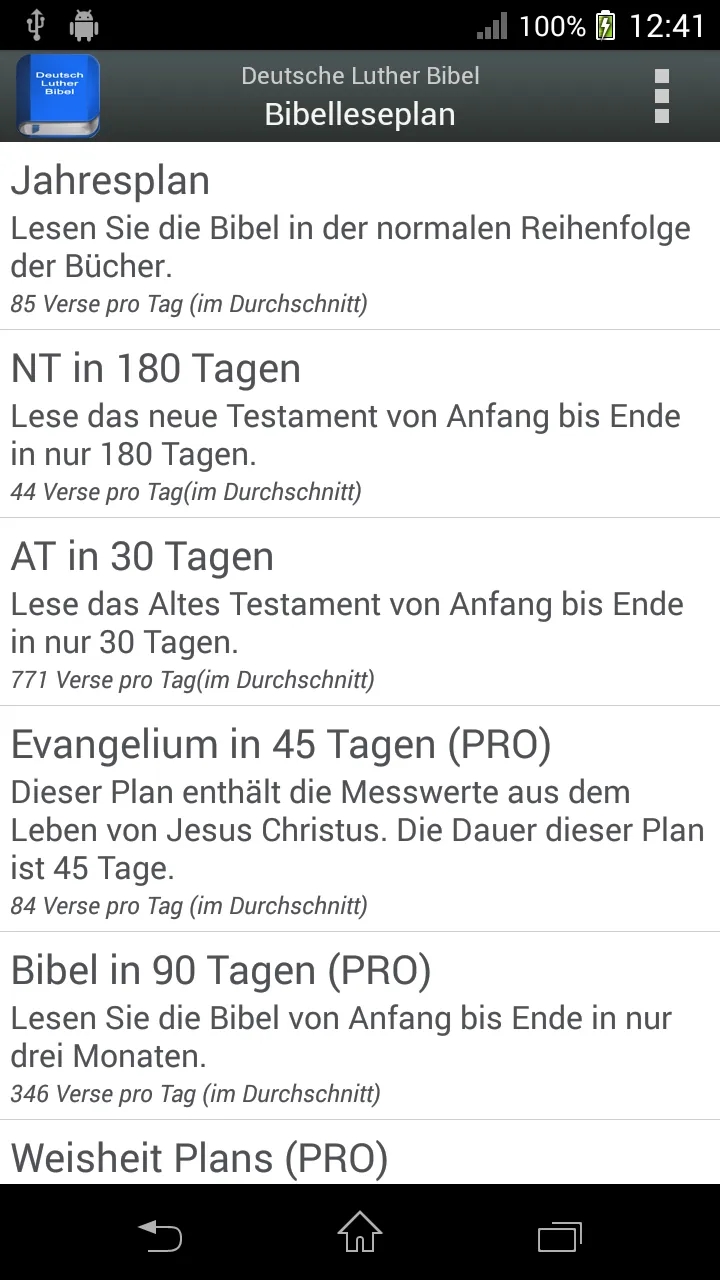 Deutsch Luther Bibel | Indus Appstore | Screenshot