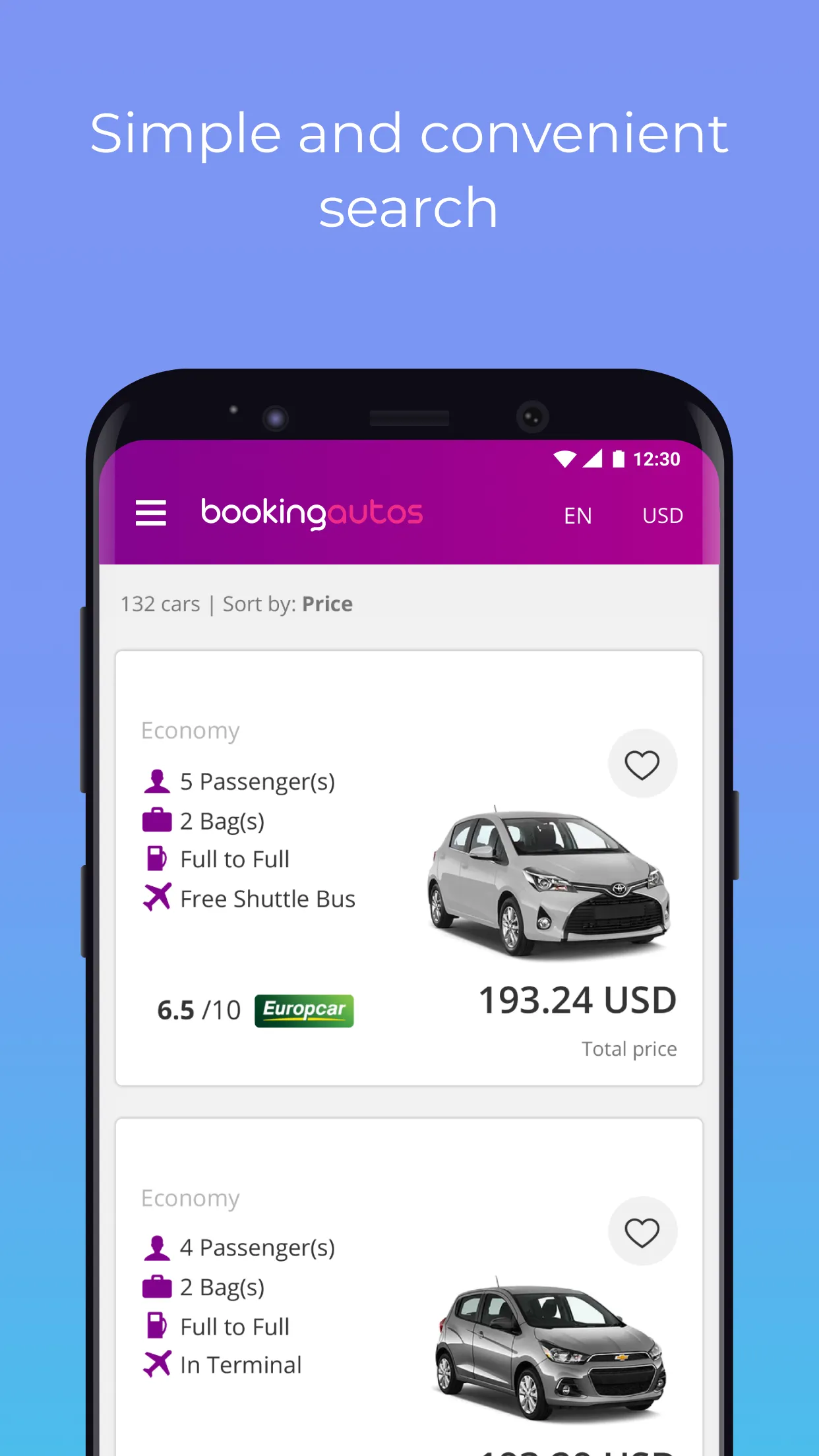 Bookingautos - car rental | Indus Appstore | Screenshot